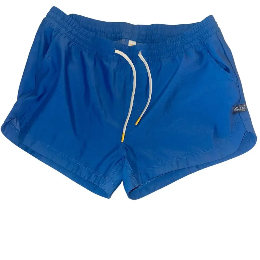 Marsh Wear Women’s Large Blue Athletic Performance Shorts Drawstring